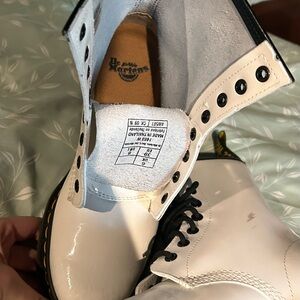 White Doc Martins